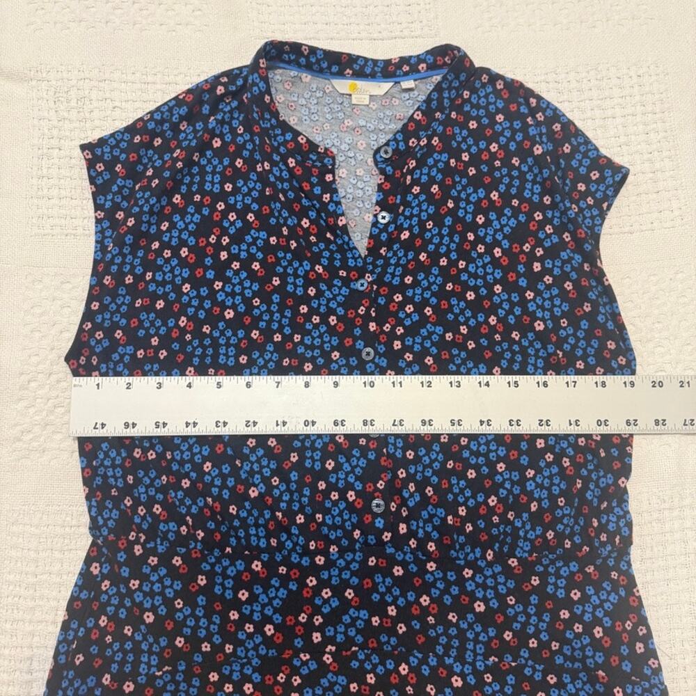 Boden 14 Easy Jersey cap sleeve floral shirt dress D3 3149 - Picture 5 of 11